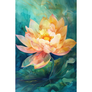 Orange Flower Canvas